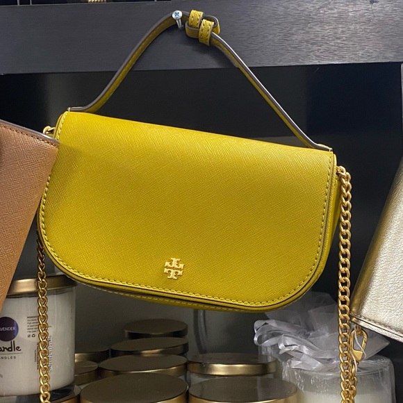 Brand New Tory Burch crossbody yellow/green 💛 - Picture 2 of 3